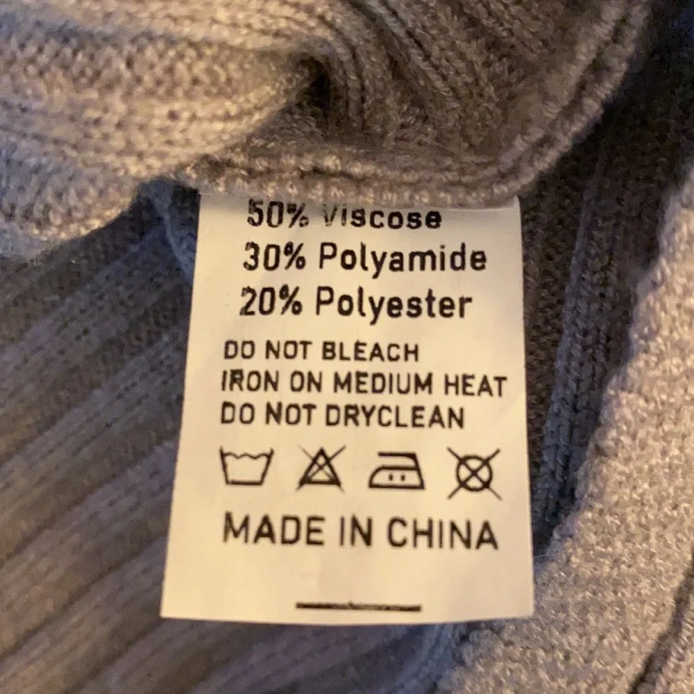 Women’s Halter Neck Cold Shoulder Grey Ribbed Sweater